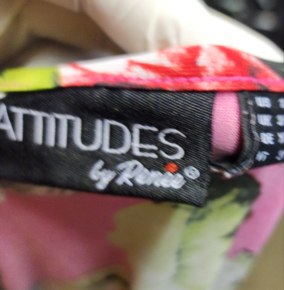 Attitudes By Renee Floral Dress. Sz 3x - Picture 3 of 3